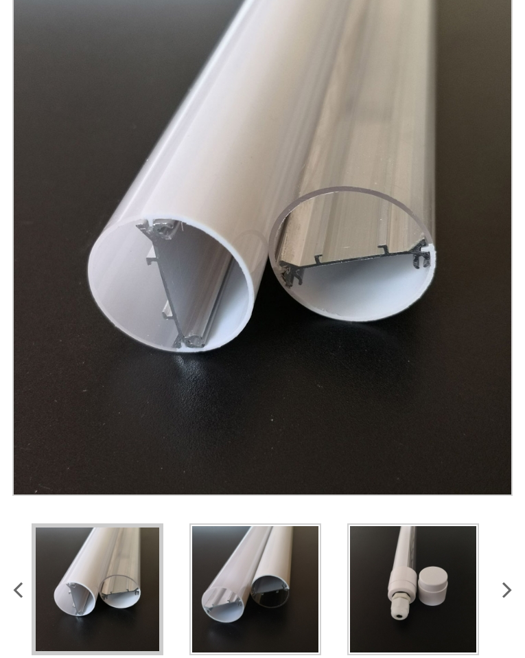 LED Tube Housing kanthi kelas retarant kelas retarcation v0 lan End5545-2 sertifikasi