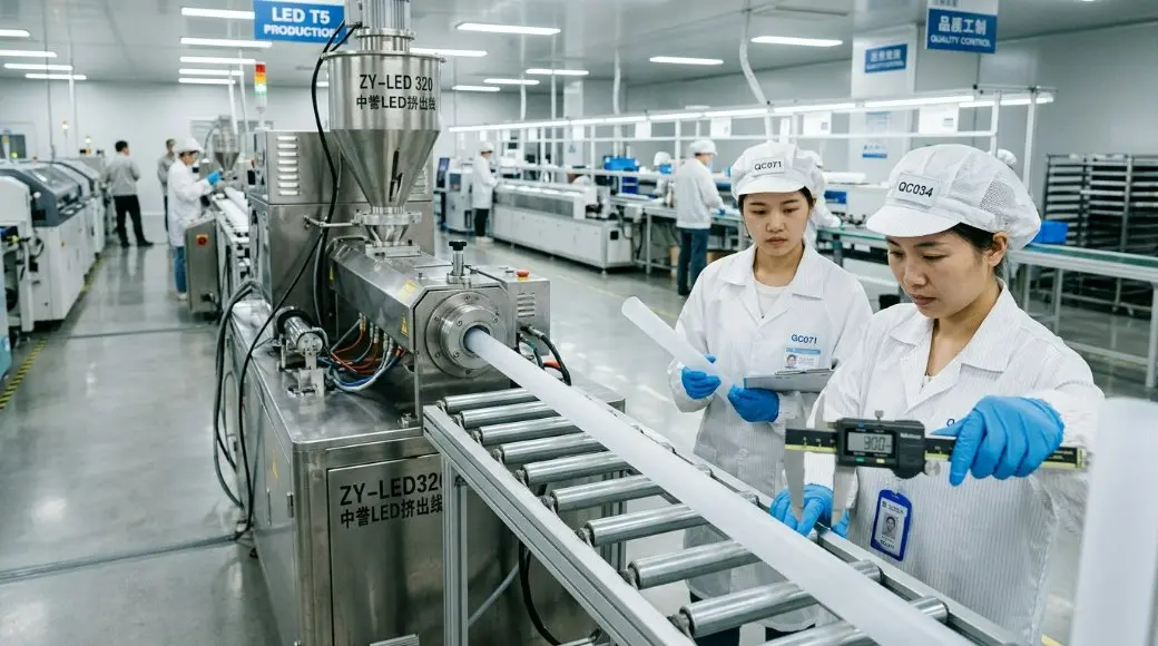 Pabrik Omah Tabung LED Premium ing China: Inovasi kanggo Standar Global 2026 & Kustomisasi 3D