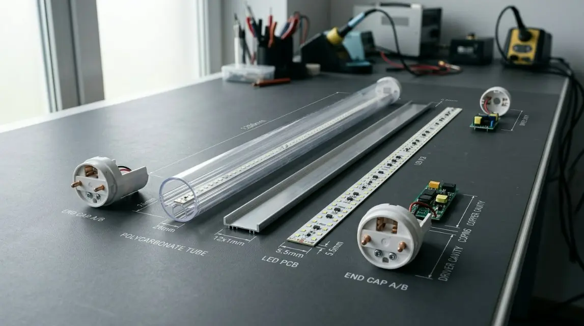 Pandhuan Ultimate 2026 kanggo Perumahan Tabung Plastik T8 LED: Navigasi Standar UL/ETL AS & Inovasi Eco-Polycarbonate