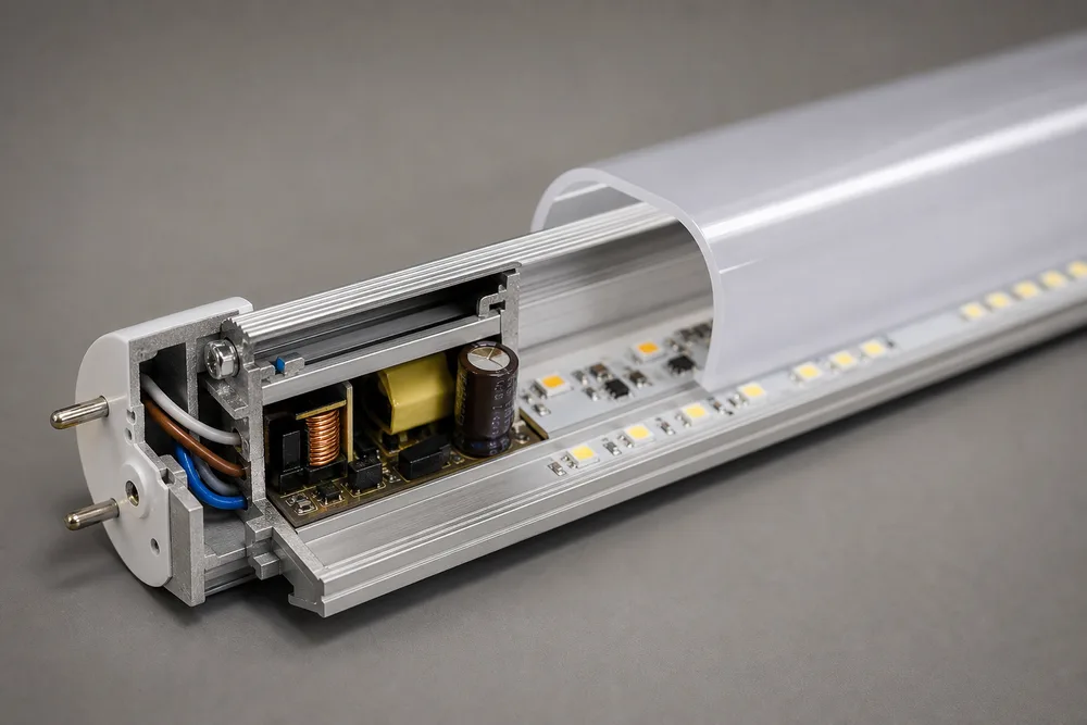 Napa Pilih Housing Tube LED T12 Setengah Aluminium, Setengah Plastik?